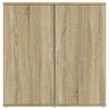 vidaXL Sideboard Sonoma Oak 79x38x80 cm Engineered Wood