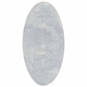 vidaXL Area Rugs Oval HUARTE Grey 80 x 150 cm 100% Polyester