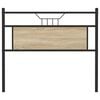 vidaXL Replace Headboard Sonoma Oak 107 cm Engineered Wood and Steel
