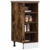 vidaXL Bottom Cabinet Riga Smoked Oak 30x44.5x81.5 cm Engineered Wood