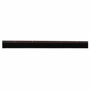 vidaXL Screw-on Door Brush Seals 2 pcs Brown 100 cm Aluminium Alloy
