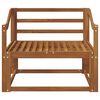 vidaXL Outdoor Middle Sofa Solid Acacia Wood Natural