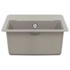 vidaXL Sink Grey 560 x 460 mm 80% Quartz and 20% Resin