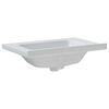 vidaXL Bathroom Sink White 71x48x19.5 cm Rectangular Ceramic