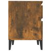 vidaXL Bedside Cabinet Smoked Oak 40x35x50 cm