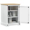 vidaXL HiFi cabinet White 60 x 50 x 82 cm Solid Pine Wood