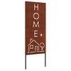 vidaXL Garden Privacy Screen Rusty 50 x 140 cm Weathering Steel