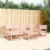 vidaXL 6 Piece Garden Sofa Set Solid Wood Douglas