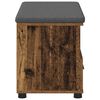vidaXL Hall Bench with Cushion with Drawer Old Wood 80 x 38 x 46 cm