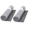 vidaXL Non-slip Painter Fleece 2 pcs 50 m 280 g/m&sup2; Grey