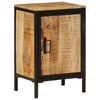 vidaXL Bathroom Cabinet 40x30x60 cm Solid Wood Mango and Iron