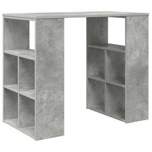 vidaXL Desk Concrete Grey Engineered Wood 90 x 50 x 75 cm