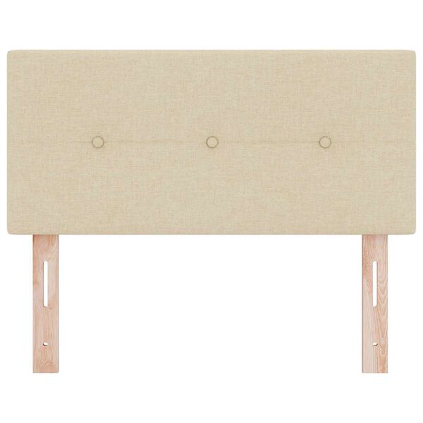vidaXL Headboard with Headboard Cream 80 cm Faux Leather