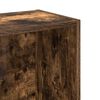 vidaXL Bookcase Smoked Oak 80x24x76 cm Engineered Wood