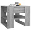 vidaXL Coffee Table Grey Sonoma 55.5x55x45 cm Engineered Wood