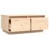 vidaXL Coffee Table 80x50x35 cm Solid Wood Pine