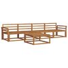 vidaXL Outdoor Sofa Set 5 pcs Natural Solid Acacia Wood