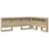vidaXL Storage Headboard Sonoma Oak Engineered Wood