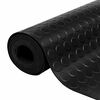 vidaXL Floor Mat Black 1.5 x 4 m Rubber