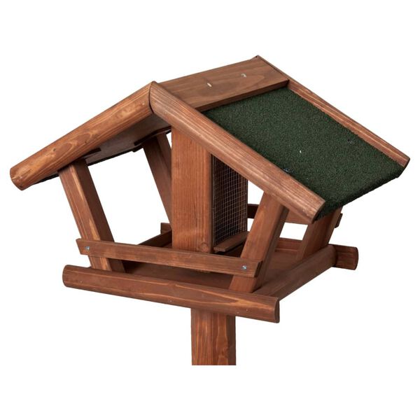 FLAMINGO Bird Table with Stand Mimir 44x30x123 cm Natural