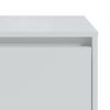 vidaXL Bedside Cabinets 2 pcs High Gloss White 45x34x44.5 cm Engineered Wood
