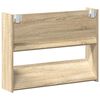 vidaXL Wall Shoe Cabinets 2 pcs Sonoma Oak 80x18x60cm Engineered Wood