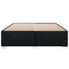vidaXL Bed Frame without Mattress Black Super King Fabric