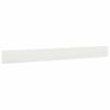 vidaXL Lawn Edgings 10 pcs White 10x103 cm Cold-rolled Steel