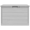 vidaXL Outdoor Cushion Box Grey 77.5x44.5x53 cm Polypropylene