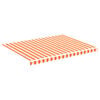 vidaXL Awning Replacement Fabric Yellow and Orange 400x300 cm Polyester