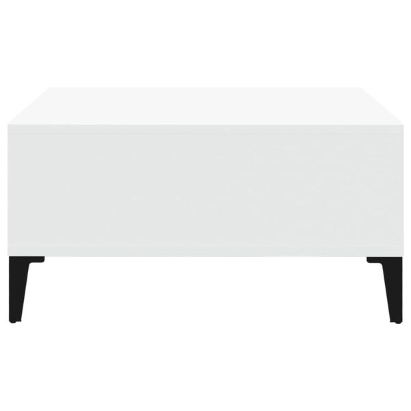 vidaXL Coffee Table White 60x60x30 cm Engineered Wood