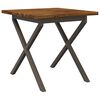 vidaXL Square Dining Table 80 x 80 x 75 cm Solid Acacia Wood