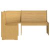 vidaXL Corner Bench REINE 151 cm Honey Brown Solid Wood Pine