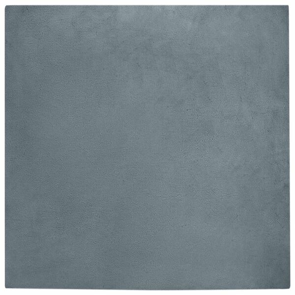 vidaXL Faux Rabbit Fur Rug Olite Anthracite 120 x 120 cm Polyester