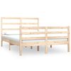 vidaXL Bed Frame without Mattress Solid Wood Pine 120x190 cm Small Double