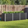 vidaXL Garden Raised Bed 300x100x91 cm WPC Grey