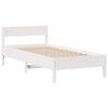 vidaXL Bookcase Bed without Mattress White 90x200cm Solid Wood Pine