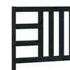vidaXL Bed Headboard Black 106x4x100 cm Solid Wood Pine
