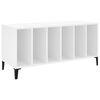vidaXL Record Cabinet White 100x38x48 cm Engineered Wood