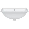 vidaXL Bathroom Sink White 52x38.5x19.5 cm Rectangular Ceramic