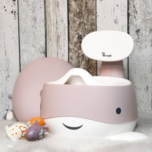 Bo Jungle B-Whale Potty Pastel Pink