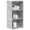 vidaXL Hanging Cabinet Concrete Grey 40 x 29.5 x 80 cm Engineered Wood