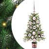 vidaXL Christmas Tree with 150 LEDs with Stand Green 65 cm PE