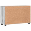 vidaXL Sideboard Grey Sonoma 88.5 x 30.5 x 55.5 cm Engineered Wood