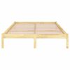 vidaXL Bed Frame without Mattress Solid Wood 200x200 cm