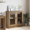 vidaXL Book Cabinet Artisan Oak 82.5x30.5x80 cm Engineered Wood