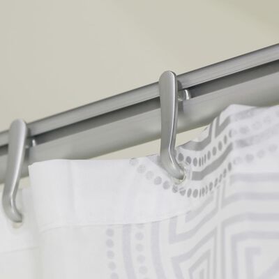 Sealskin Shower Curtain Rail Set Easy-Roll Aluminium