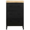 vidaXL Sideboard 47x35x76 cm Rough Mango Wood
