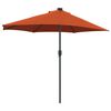 vidaXL Garden Parasol Terracotta 294 x 150 x 224 cm Fabric