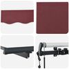 vidaXL Automatic Retractable Awning Burgundy 300x250 cm